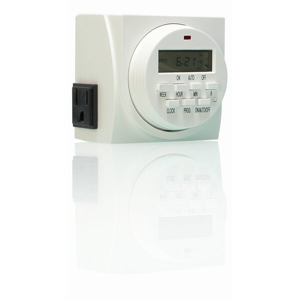 Hydrofarm 7Day Grounded Digital Programmable Timer Wayfair Canada